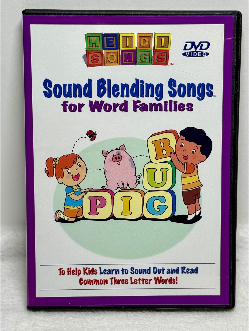 HeidiSongs Sound Blending Songs Word Families Educational DVD Phonics Reading
